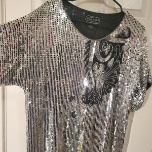Sequin Blouse